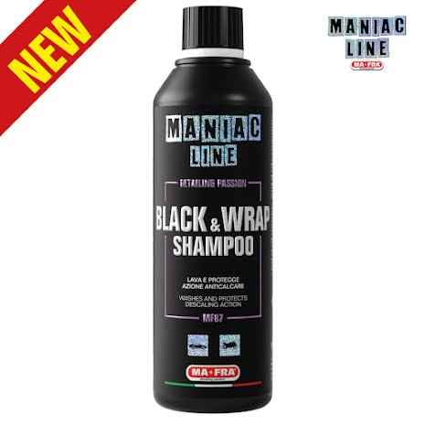Bilschampo Mafra Maniac Black & Wrap Shampoo, 500 ml - bilvårdsoutleten
