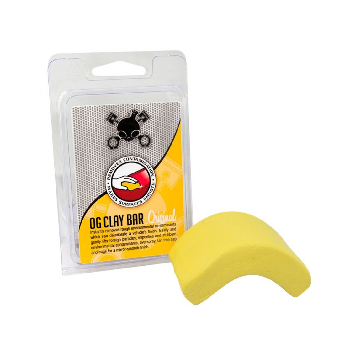 Chemical Guys Clay Bar Yellow Light Medium 110gr - bilvårdsoutleten