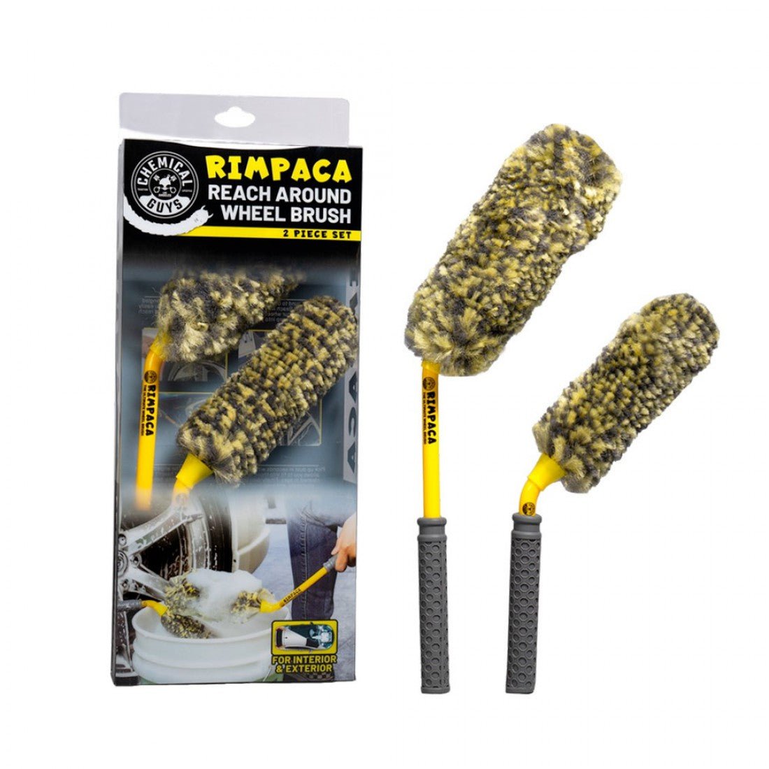 Chemical Guys Reach Around Ultimate Wheel Brush Set 2st. - bilvårdsoutleten