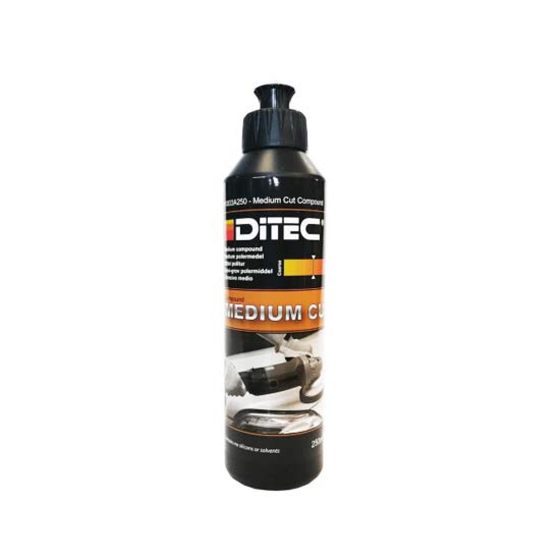 Polermdel Ditec Medium Cut 250ml - bilvårdsoutleten